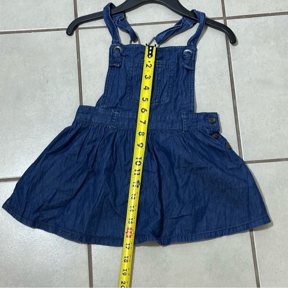 Cat & Jack Denim‎ Blue Overall Dress Girls Size XS (4/5) - Picture 7 of 7